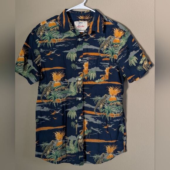 Urban Pipeline DINOSAURS ALL OVER PRINT SHIRT SZ Men's Medium So Soft - Picture 1 of 6